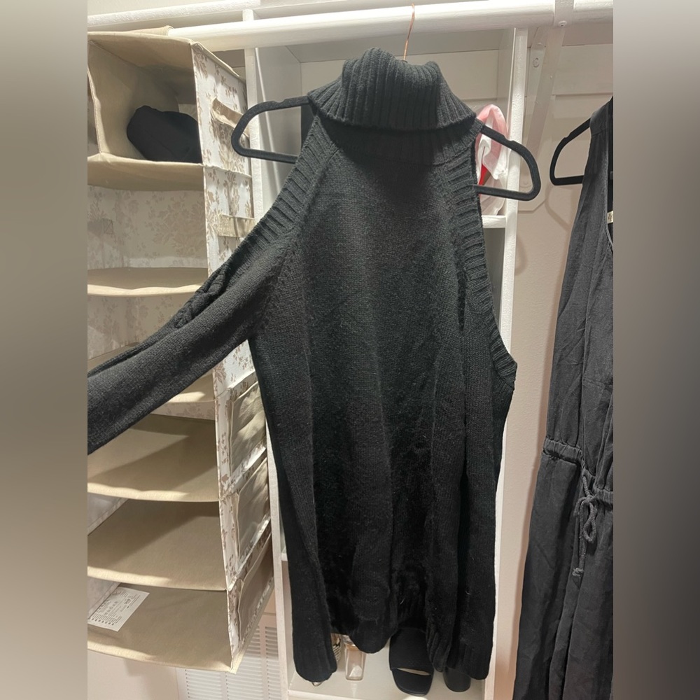 TOBI Cold Shoulder Sweater Dress